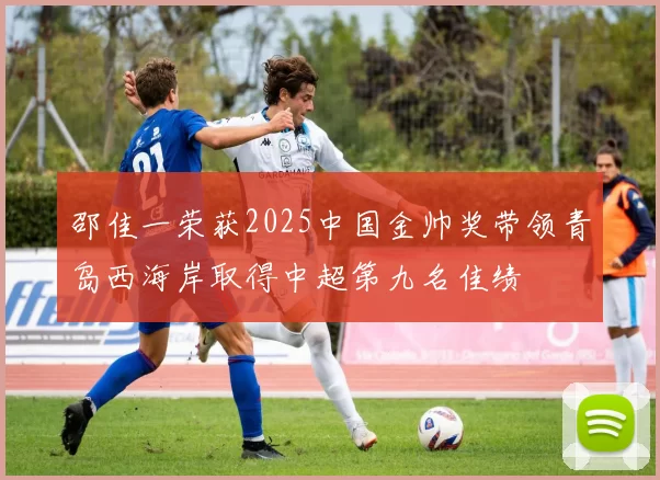 邵佳一荣获2025中国金帅奖带领青岛西海岸取得中超第九名佳绩